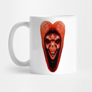 Red Haired Skull Mug